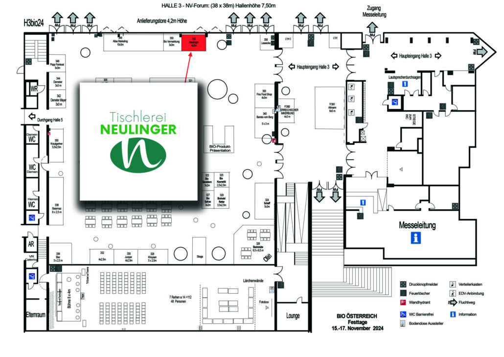 Tischlerei Neulinger - BIO ÖSTERREICH Wieselburg 2024 - Standplatz